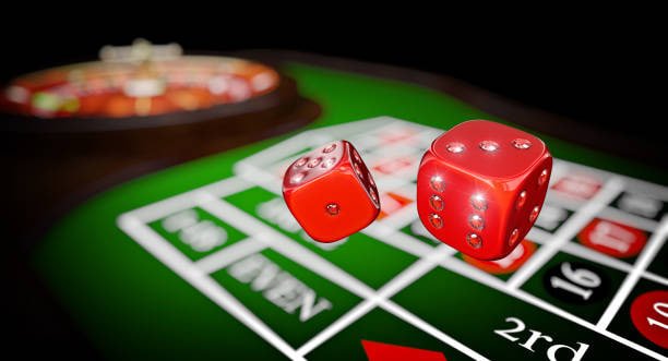 1bet সিক বো গেমের ডাইস টেবিলের দৃশ্য